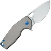 Noże - Fox-Knives FOX/VOX SURU DLA LEWORĘCZNYCH SKŁADANY NÓŻ STAL NIERDZEWNA M390 SATYNOWE OSTRZE-TYTAN SAN - miniaturka - grafika 1