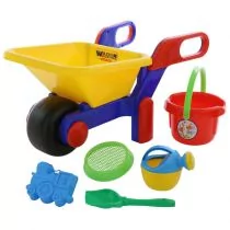Wader Quality Toys WADER QT Taczka + zestaw do piaskownicy 41838 - Zabawki i gry sportowe - miniaturka - grafika 1