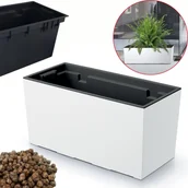 Donice - Doniczka podłużna Urbi DUC400 + keramzyt 1l Skrzynka + wkład - miniaturka - grafika 1