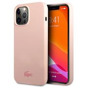 Etui i futerały do telefonów - Lacoste Etui do iPhone 13 Pro / 13 6,1" różowy/pink hardcase Silicone - miniaturka - grafika 1