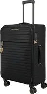 Walizki - Walizka średnia Travelite Barbara Stepp 68 cm Black - miniaturka - grafika 1