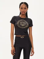 Koszulki i topy damskie - Just Cavalli T-Shirt 76PAH607 Czarny Regular Fit - miniaturka - grafika 1