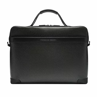 Teczki i aktówki - Porsche Design Carbon Torba biznesowa skórzana 38 cm black OCA01503-001 - grafika 1