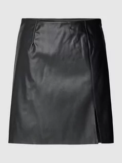 Spódnice - Spódnica mini z rozcięciem model ‘CLARA’ - grafika 1