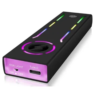 IcyBox Obudowa IB-G1826MF-C31 M.2 NVMe SSD USB 3.1 TYP-C IB-G1826MF-C31 - Obudowy i kieszenie na dyski twarde - miniaturka - grafika 1