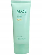 Balsamy i kremy do opalania - HOLIKA HOLIKA_Aloe Cica Waterproof Sunscreen krem przeciwsłoneczny do ciała i twarzy SPF50+ PA++++ 100ml - miniaturka - grafika 1