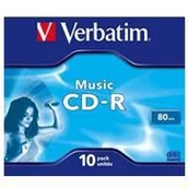 Nośniki danych - Verbatim CD-R Audio 80 min x16 10szt Live it ! - miniaturka - grafika 1