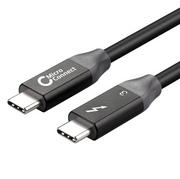 Kable - Lindy 41557 Thunderbolt 3 kabel, 2 m, czarny 41557 - miniaturka - grafika 1