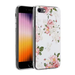 Crong Flower Case – Etui iPhone SE (2022/2020) / 8 / 7 (wzór 02) - Etui i futerały do telefonów - miniaturka - grafika 2