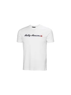 Koszulka HELLY HANSEN CORE GRAPHIC T 2.0 biały XL - Koszulki męskie - miniaturka - grafika 1