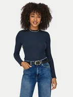 Bluzki damskie - ONLY Bluzka Emma 15180040 Niebieski Slim Fit - miniaturka - grafika 1