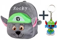 Plecaki szkolne i tornistry - Plecak przedszkolny PSI PATROL ROCKY dla dzieci do przedszkola + BRELOK - miniaturka - grafika 1