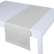 Obrusy i serwetki - Dekoria Bieżnik prostokątny biały 40x130 cm Linen 410-392-04 - miniaturka - grafika 1