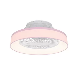QAZQA Plafondventilator roze incl. LED met afstandsbediening - Emily - Wentylatory sufitowe - miniaturka - grafika 1