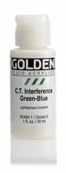 Farby i media malarskie - Golden Fluid Inter.Green/Blue 30ml -farba akrylowa - miniaturka - grafika 1
