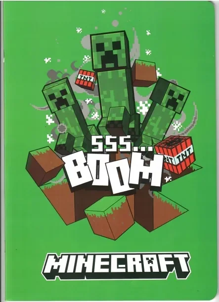 Zeszyt A4/32k Kratka Minecraft Astra