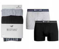 Majtki męskie - ﻿MUSTANG bokserki męskie bawełna 2PAK r. XXL - miniaturka - grafika 1