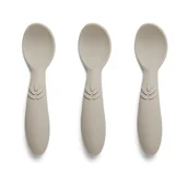 Sztućce dla dzieci - 3 Łyżeczki Silikonowe Cobblestone Nuuroo - miniaturka - grafika 1