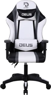 Fotel Gamingowy DEUS Storm White, regulacja podłokietników i oparcia - Fotele gamingowe - miniaturka - grafika 1