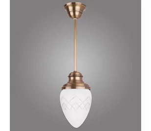 Kemar RI/1/M - Żyrandol RINAMA 1xE27/60W/230V mosiądz - Lampy sufitowe - miniaturka - grafika 1