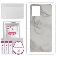 Folie ochronne do telefonów - Folia naklejka skórka strukturalna na TYŁ do HMD Skyline - Marmur Szary - apgo SKINS - miniaturka - grafika 1