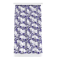 Zasłony - Zasłona na taśmę dekor 150x260 Niebieskie kwiaty, Fabricsy - miniaturka - grafika 1