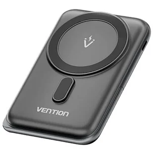 Powerbank VENTION Magnetic Wireless 10000mAh 20W Czarny - Powerbanki - miniaturka - grafika 1