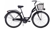Rowery - KOZBIKE Rower miejski K14 28&quot czarny 34767-uniw - miniaturka - grafika 1
