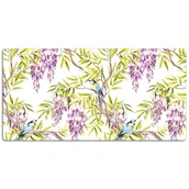 Podkładki na biurko - Duża mata na biurko Ptasi wzór 120x60 cm - miniaturka - grafika 1