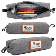 Piórniki - Piórnik szkolny stylowy tuba jednokomorowy Reverse - miniaturka - grafika 1