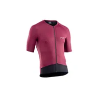 Koszulki rowerowe - Koszulka rowerowa męska NORTHWAVE ESSENCE Jersey śliwkowa - miniaturka - grafika 1