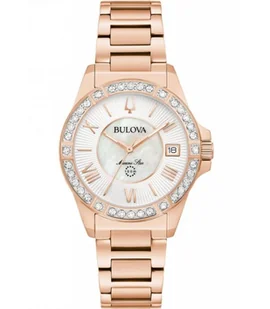 Zegarek ZEGAREK DAMSKI BULOVA 98R295 MARINE STAR DIAMONDS - Zegarki damskie - miniaturka - grafika 1