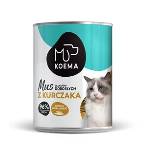 Koema Mus kurczak 400g dla kot - Odblaski i adresówki - miniaturka - grafika 1