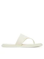Klapki i japonki damskie - Calvin Klein Japonki Toepost Tpu Slide HW0HW02836 Écru - miniaturka - grafika 1