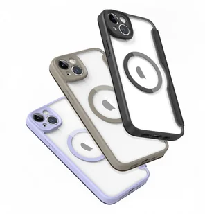 Dux Ducis Skin X Pro etui iPhone 14 Plus magnetyczny pokrowiec MagSafe z klapką beżowy - Etui i futerały do telefonów - miniaturka - grafika 3