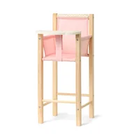 Figurki dla dzieci - Lniane krzesełko do karmienia dla lalki Skrallan - miniaturka - grafika 1