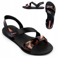 Sandały damskie - Ipanema 38 Eleganckie sandały damskie wsuwane lekkie letnie obuwie modne - miniaturka - grafika 1