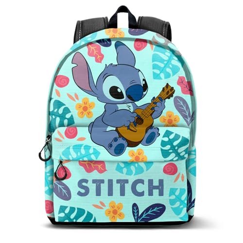 Disney Lilo and Stitch Guitarfan HS Plecak 2.2, zielony, 31 x 44 cm, pojemność 24 l, Zielony Lilo i Stitch, Jeden rozmiar, Plecak FAN HS 2.2