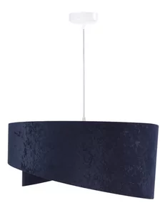 Lampa wisząca welurowa granatowy złoty tkanina pcv Lea BPS Koncept 060-044 - Lampy sufitowe - miniaturka - grafika 4