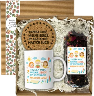 Prezent na Dzień Nauczyciela dla Wychowawcy Przedszkola Żłobka Cioci Kubek - Zestawy upominkowe - miniaturka - grafika 1