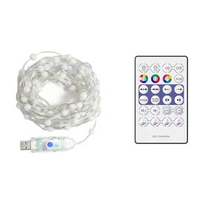 Girlanda Wizard Kulka 5m 100LED RGB EK1389 - Milagro - Lampy ogrodowe - miniaturka - grafika 1