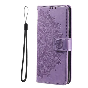 Pokrowiec König Design kompatybilny z etui na telefon komórkowy Xiaomi Redmi Note 11 Pro / Note 11 Pro+ 5G ze skóry syntetycznej - fioletowe etui na telefon komórkowy - Etui i futerały do telefonów - miniaturka - grafika 1