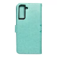 Etui i futerały do telefonów - Forcell Kabura MEZZO Book do SAMSUNG Galaxy S21 FE mandala zielony - miniaturka - grafika 1