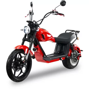 Skuter elektryczny BILI COCO BIG CHOPPER czerwony - Skutery - miniaturka - grafika 1