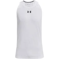 Koszulki sportowe męskie - Under Armour Baseline - Męska bawełniana koszulka do koszykówki bez rękawów - miniaturka - grafika 1