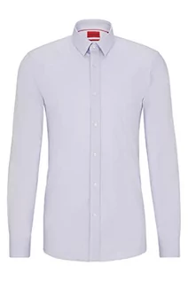 Koszulki męskie - HUGO Elisha02' koszulka męska, Light/Pastel Purple535, 40 - grafika 1