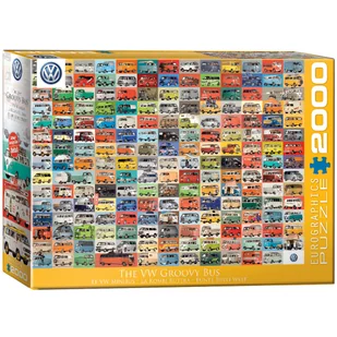Eurographics Puzzle 2000 The VW Groovy Bus 8220-0783 - - Puzzle - miniaturka - grafika 1