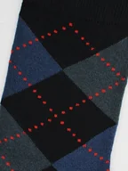 Skarpetki męskie - SKARPETY NOVITI SB101-M-03 (kolor czarny-jeans, rozmiar 39-42) - miniaturka - grafika 1