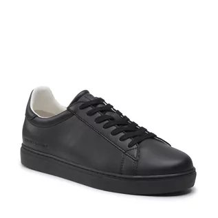 Sneakersy damskie - Sneakersy ARMANI EXCHANGE - XUX001 XV093 K001 Black/Black Ltr - grafika 1