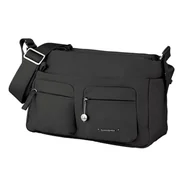Torebki damskie - Samsonite Move 3.0 - Schultertasche Mit 1 Fronttasche Messenger Torby damskie (zestaw 1 szt.), Czarny (czarny), Sac épaule avec 2 poches frontales (28 cm), Torby kurierskie - miniaturka - grafika 1